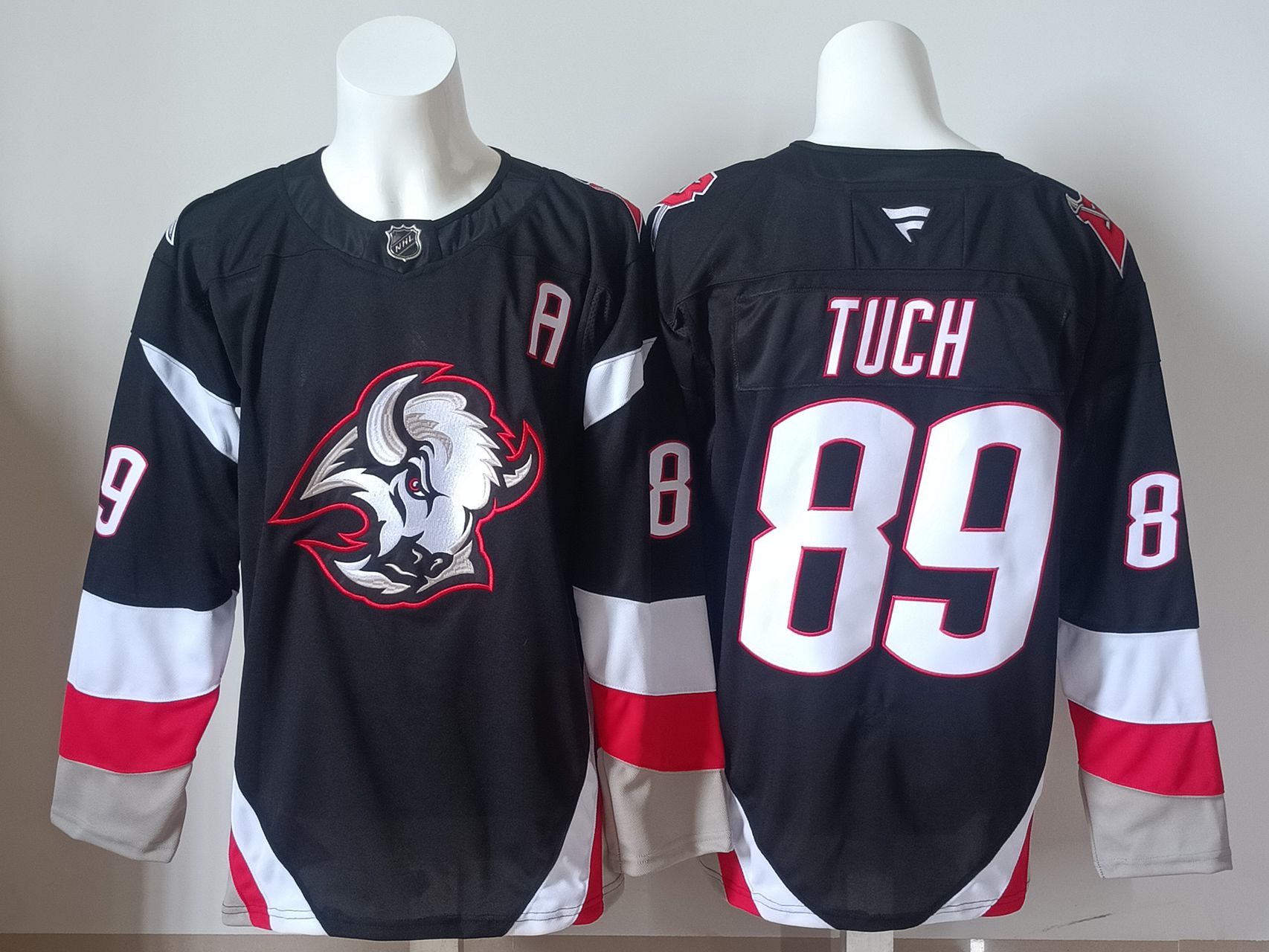 Men Buffalo Sabres #89 Tuch Black 2025 NHL Jersey style 001